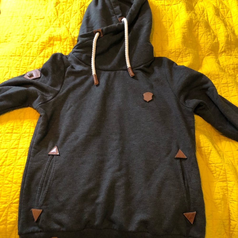 Dark grey Nakentano Pullover Hoodie